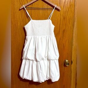 A new day bubble sundress sz‎ medium white bachelorette